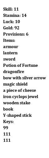 twtt_rpg's tweet image. Our Fifth Run was a Berserker with Potion of Fortune on Medium. We slew Zagor the Warlock with the immense power of the cyclops jewel. With three keys we tried to open the chest... and won! We visited 104 passages in total. Enjoy the break and prepare to face the Citadel of Chaos