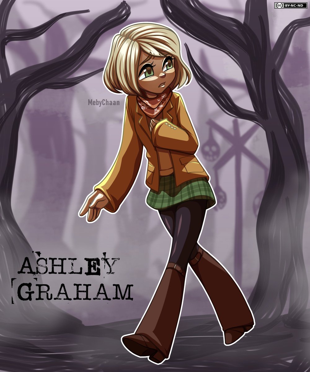 TGSmurf on X: A variant of my Ashley fanart with the pantyhose