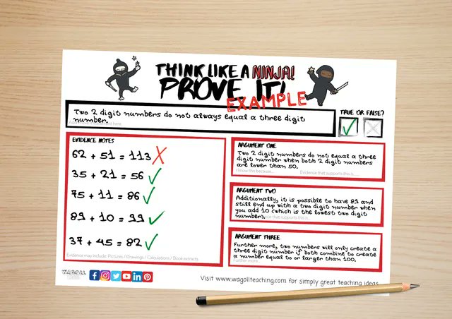 Need some ready-made scaffolds to help children think deeply about their learning? Try our Think Like a Ninja resource pack!

buff.ly/3CWx7Nx