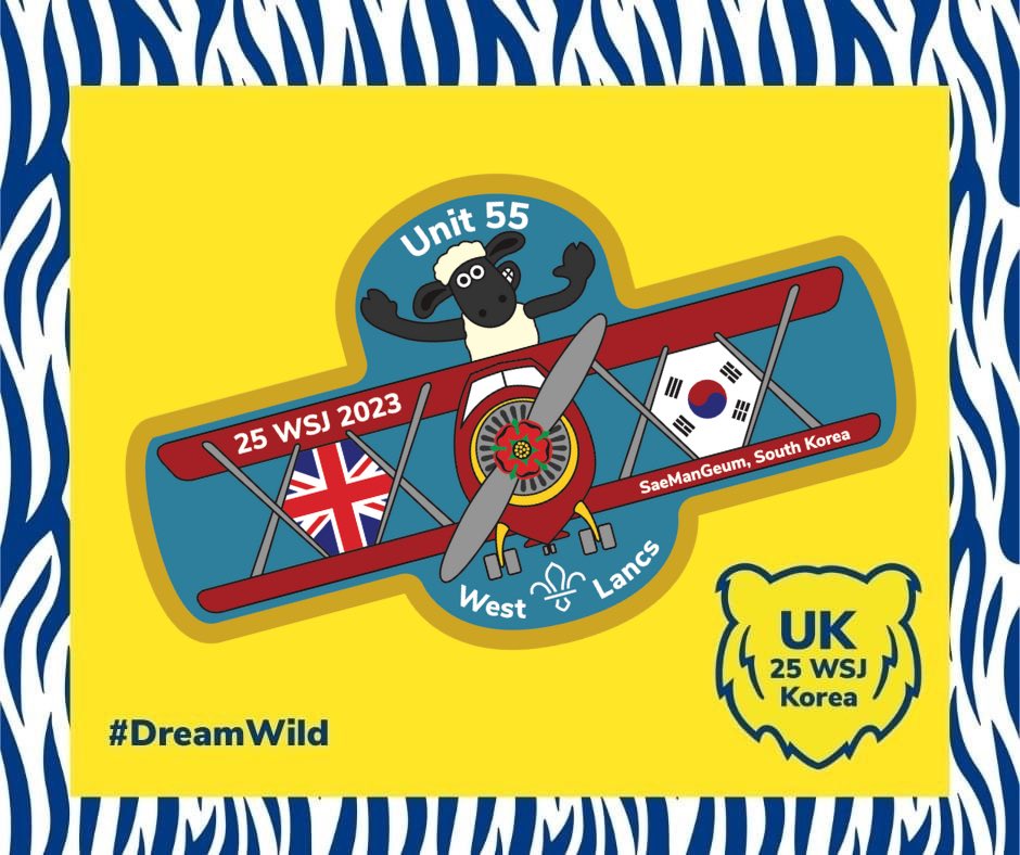 We are super excited to announce Unit 55 BAA-utiful badge! 

The badge features a number of key references to our home county as-well as the ROARsome adventure we are on. 

We love our badge and we can’t wait to wear our golden edged version during our Unit journey.
