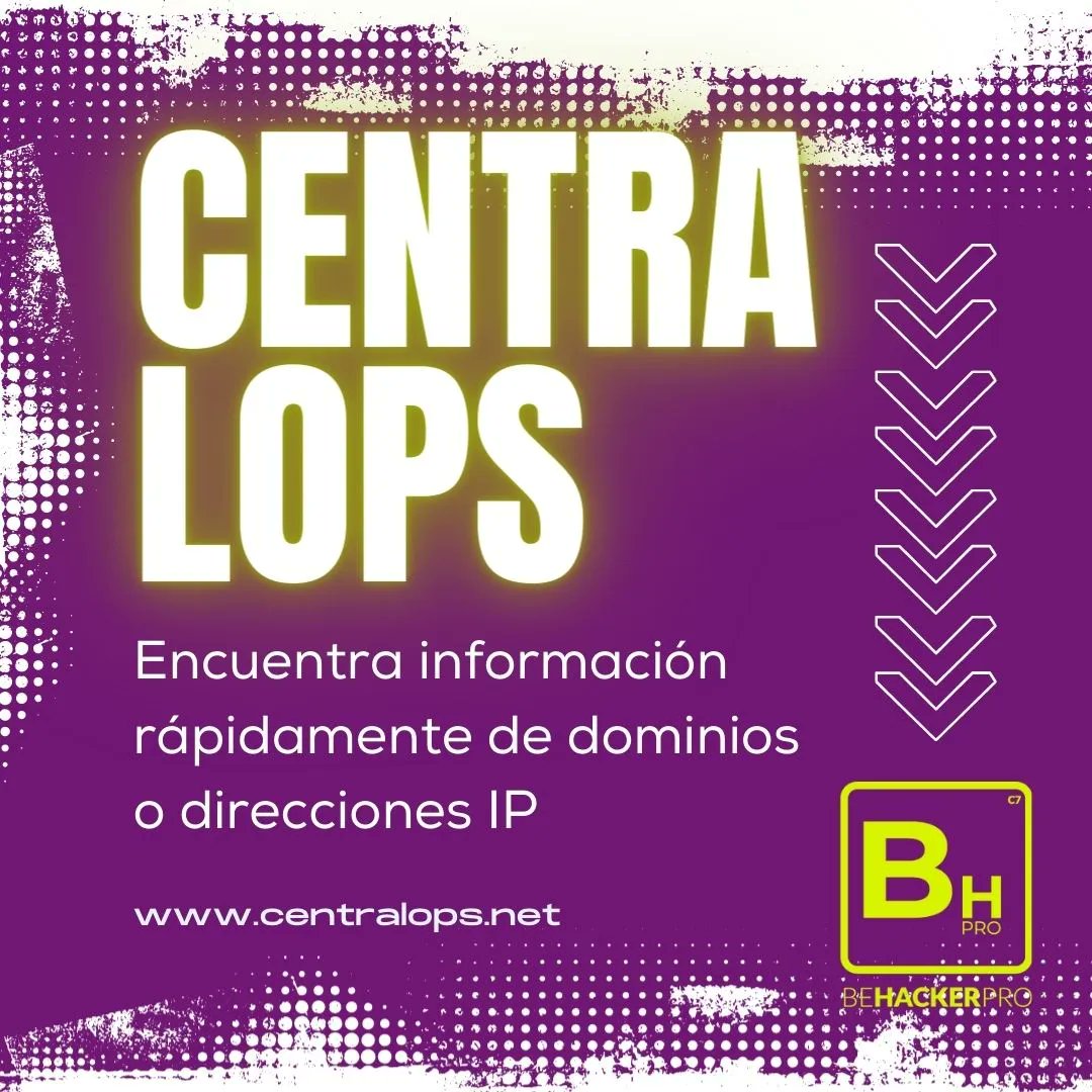 behackerpro's tweet photo. Si quieres encontrar información rápidamente de dominios o direcciones IP, como información de registro, AS o configuración de DNS, puedes usar #centralops Te dejamos el link en nuestro perfil!
#behackerpro #osint #infosec #infosecurity #ciberseguridad #cybersecuritytips https://t.co/FhJaZNodpF