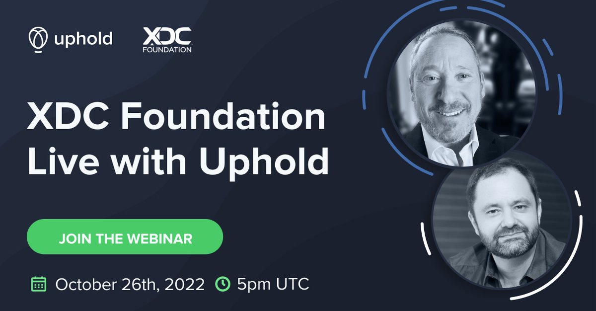Following our recent integration with $XDC (<a href="/XinFin_Official/">XinFin</a>), we're excited to announce that <a href="/XDCFoundation/">XDC Foundation</a>'s Executive Director, Billy Sebell, will be joining us for a live webinar.

There are limited seats, so register now 👇

event.webinarjam.com/register/159/v…