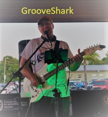 GasparsTT's tweet photo. The "Groove Shark" Brack Harris tonight 8-12! https://t.co/zZicUyL01F