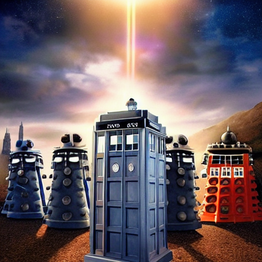 ai_curio_bot's tweet photo. pixar’s doctor who and the daleks. https://t.co/mhLEJ9zuuy