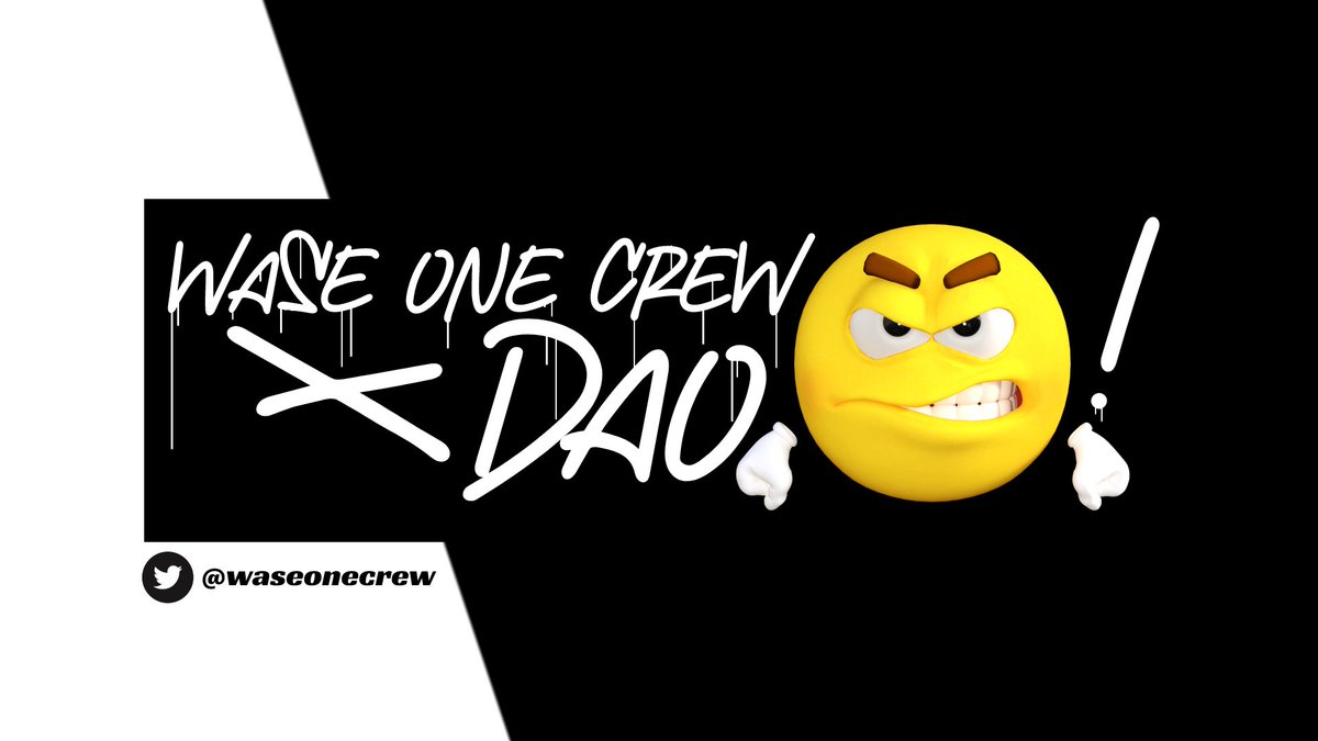 waseuno's tweet photo. Follow the official Twitter account for the Wase One Crew DAO! Premium quality DAO. Hot shit upcomming! 🔥👺👐

Follow and share with ur frens!
@waseonecrew

Any interaction will be considered KEKW

#WASEONECREW #DAO #DEGEN #MFERS #CALLERS #GIVEAWAYS #FCFS #WEB3 #FRENS https://t.co/UVaHDA3INc