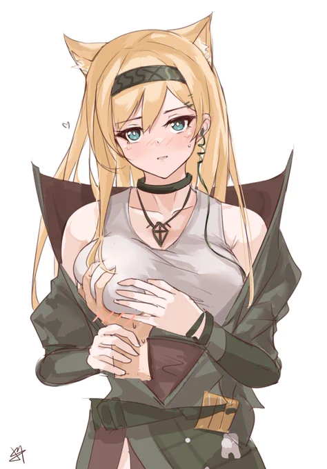 「触っても…いいよ///」#明日方舟 #Arknights#アークナイツ 