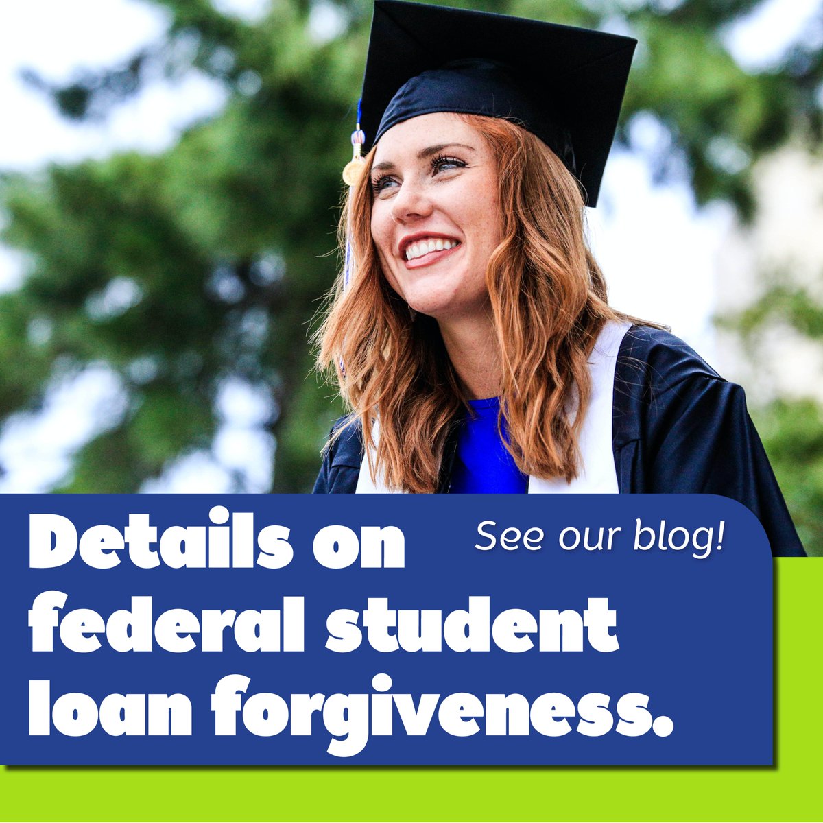 Have you heard about student loan forgiveness? If you have federal student loans and haven't looked into this yet, we have a great blog article that breaks down the main details about the federal student loan forgiveness program. See our blog: membersalliance.org/education/fina…