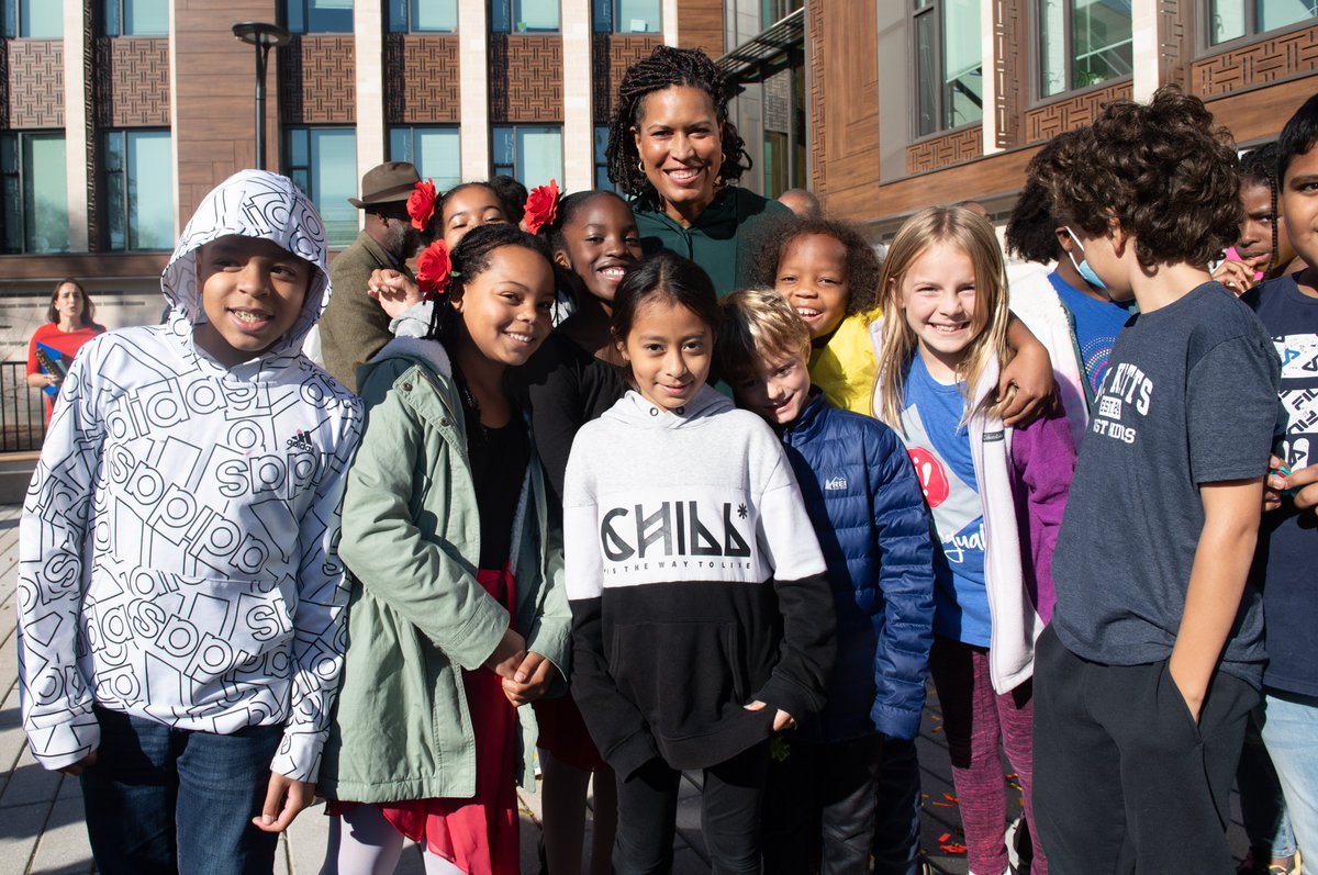 There was lots to celebrate <a href="/DCBilingual/">DC Bilingual PCS</a> today! More space means more room to learn, play, and celebrate #DCValues.