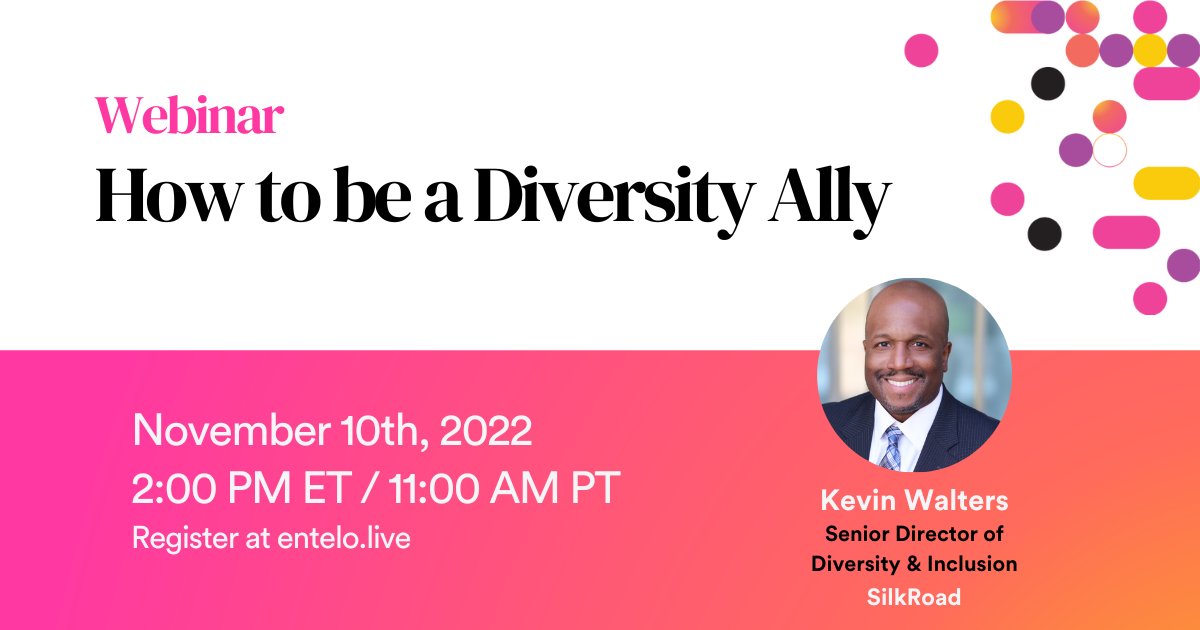 Join us on Thursday, November 10th, at 11am PT / 2pm ET as #DE&amp;I leader Kevin Walters walks through all of these questions and more! Save your seat today! bit.ly/3F2Fvhb