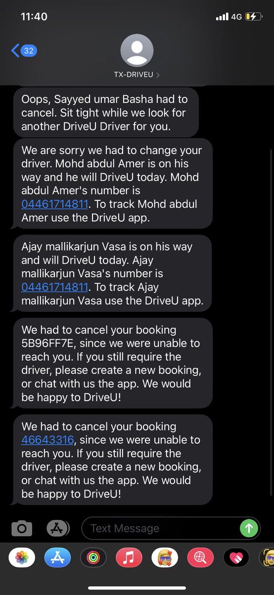 u2harish's tweet photo. #Unbelievable #fake #driveu @driveu_in  your #drivers #cancelled #bookings as the form went 3 hrs bookings https://t.co/hCxPPpZHYe