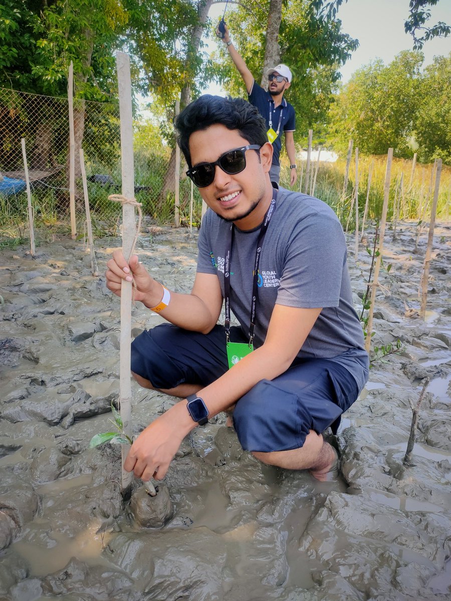 fhrishal's tweet photo. It was really a pleasure to be a part of the Mangrove Reforestation as a delegate at Global Youth Climate Summit organized by @gylctweets in Dacope, Khulna. 

#GYCS2022 #GYLC #ClimateAction #Reforestation #Mangrove https://t.co/rUVPi4y7dY
