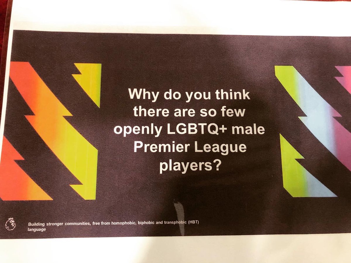 AFCB Building Stronger Communities workshop🏳️‍🌈 We were lucky enough to have a talk from 1st team AFCB player <a href="/jackstacey_/">Jack Stacey</a>  regarding DEI within football &amp; our community 
A workshop around difficult questions &amp; discrimination #rainbowlaces🌈#gwproud 
<a href="/premierleague/">Premier League</a> <a href="/afcbournemouth/">AFC Bournemouth 🍒</a>