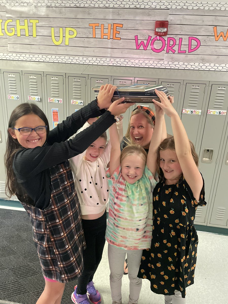 bgsbailey's tweet photo. Thanks @Mrs_McHugh for being a so magical and making all their Chris Van Allsburg dreams come true the day after hearing about what they wanted!! https://t.co/C6TqWy76c2