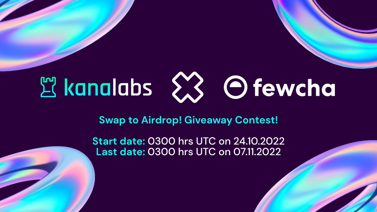 We're excited to announce the FIRST AIRDROP CONTEST organized by @Kanalabs and @fewchawallet

To win AIRDROP, users can use Swap Aggregator at app.kanalabs.io with <a href="/FewchaWallet/">Fewcha Move Wallet</a> on testnet and get Kana's airdrop.

Thread and Medium below👇
bit.ly/3VOBdA3
