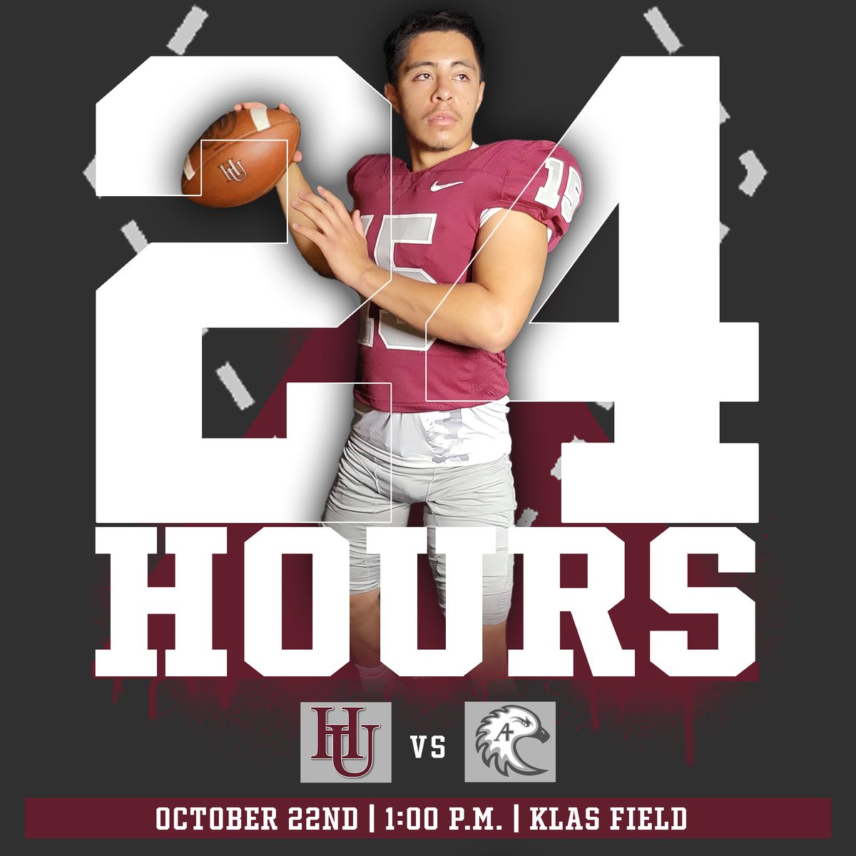 2️⃣4️⃣ Hours until we battle for the🔨..

#ATS #goHU #TEAM140