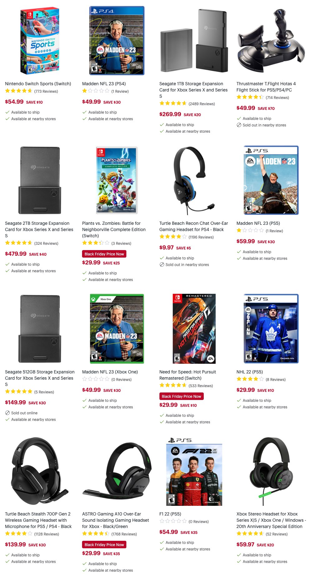 Early black best sale friday ps4 deals