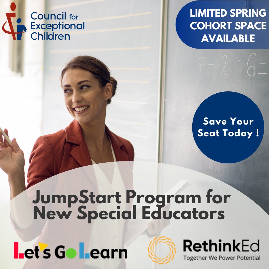 CECMembership's tweet photo. This completely online program is designed to equip new special educators with the critical information, resources, peer network, and expert guidance needed for success in the 2022-2023 school year.  Learn more: https://t.co/Khq2GucawQ https://t.co/HIKBMqAHz0