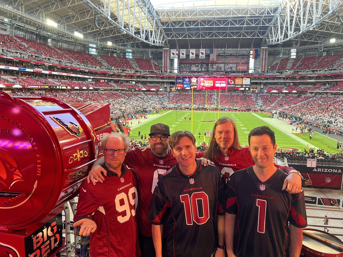 That was fun. Thanks for having us @AZCardinals!