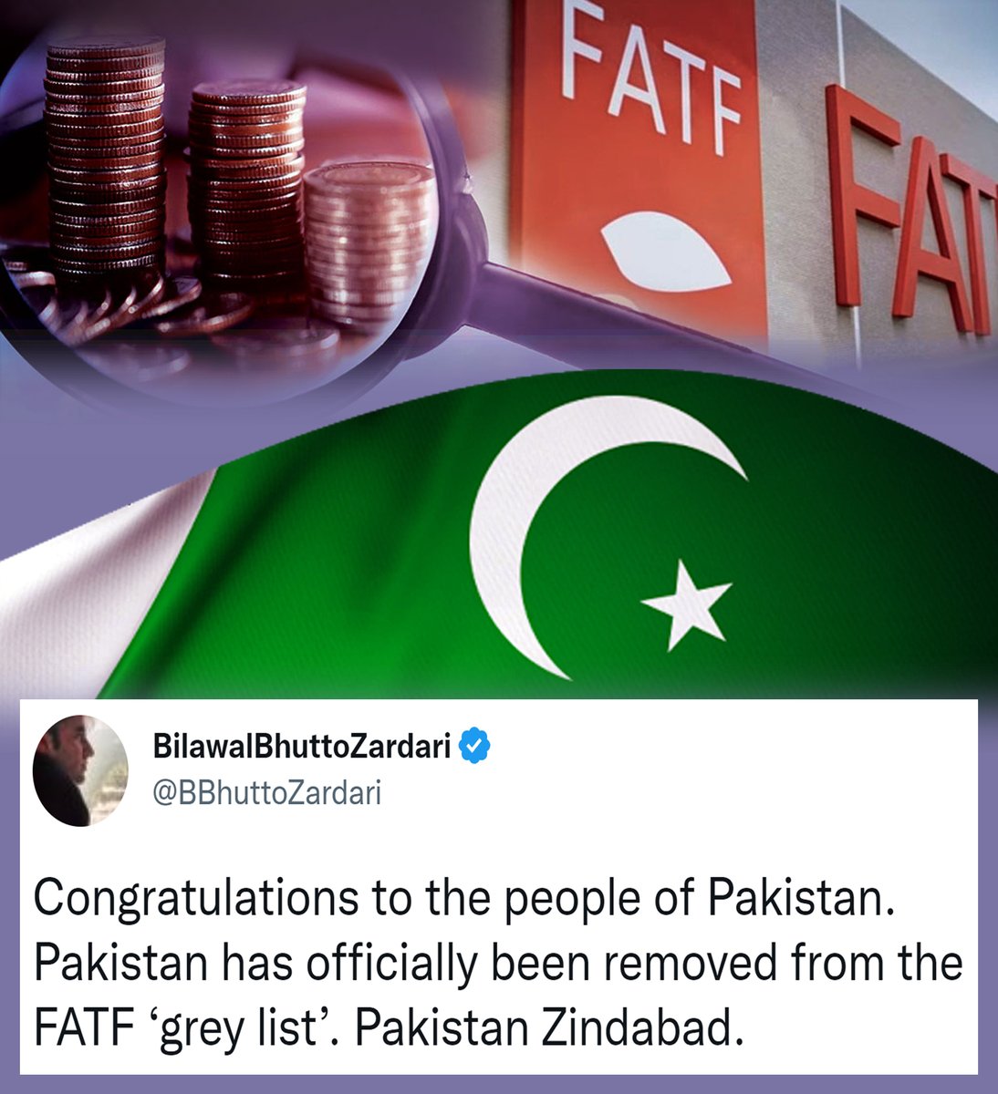 Foreign Minister Bilawal Bhutto Zardari Tweet #APPNews #FATF #Pakistan @BBhuttoZardari @HinaRKhar @ForeignOfficePk @FATFNews