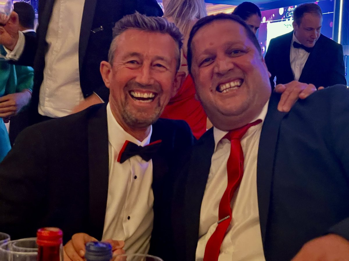 nellerdavies's tweet photo. ⁦@hcashells⁩ and ⁦@raoufrichmond⁩ getting ready and hopeful for tonight at #FSCateys. Good luck to everyone tonight. ⁦@cateringasph⁩ https://t.co/PpdXQnSM3f