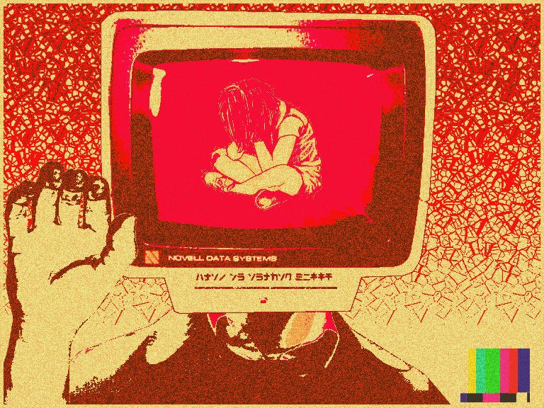 I know this might be kind of silly, but I made this digital collage in high school, about 16 years ago, and it reads much differently to me now that AI art has become a thing. Sort of like an omen.. even has a dallE esque watermark on the bottom right there. o_O