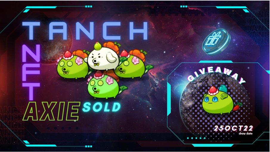 He sees and he immediately buy 4! Thanks <a href="/SprRengoku/">SPR|Rengoku</a> and for the constant support!

To celebrate, I will be giving away an axie for free.

To participate:
1- Like, RT and Tag 3 of your friends
2- Follow <a href="/tanchNFT/">tanch.ron | Wild Forest 🐯</a> <a href="/SprRengoku/">SPR|Rengoku</a> 

🗓️Winner will be announced on 25/Oct/2022