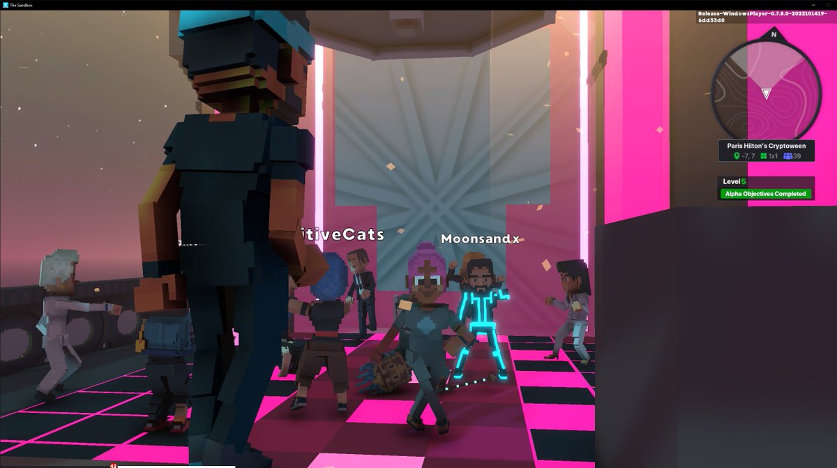 WitYamete's tweet photo. @TheSandboxGame I just participated in the Paris Hilton  #Cryptoween Event. Dancing in the Clock Tower check out my screenshot below!
🎃👇 https://t.co/BujDBnXWmi