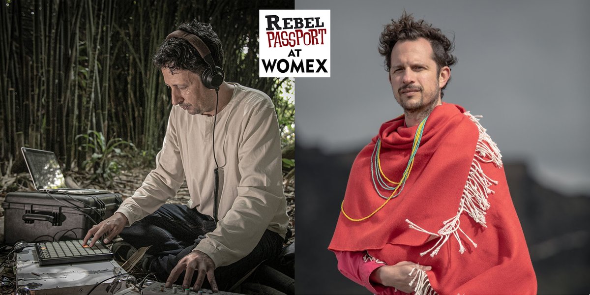 RhythmPassport's tweet image. For the 2nd appointment with Rebel Passport, our series dedicated to the protagonists of this year’s #WOMEX, we go to #Bogotá for an interview w/ musician, producer & electro-environmentalist Savan & singer/songwriter & electrotrovador Masilva
#colombia
rhythmpassport.com/podcasts/podca…