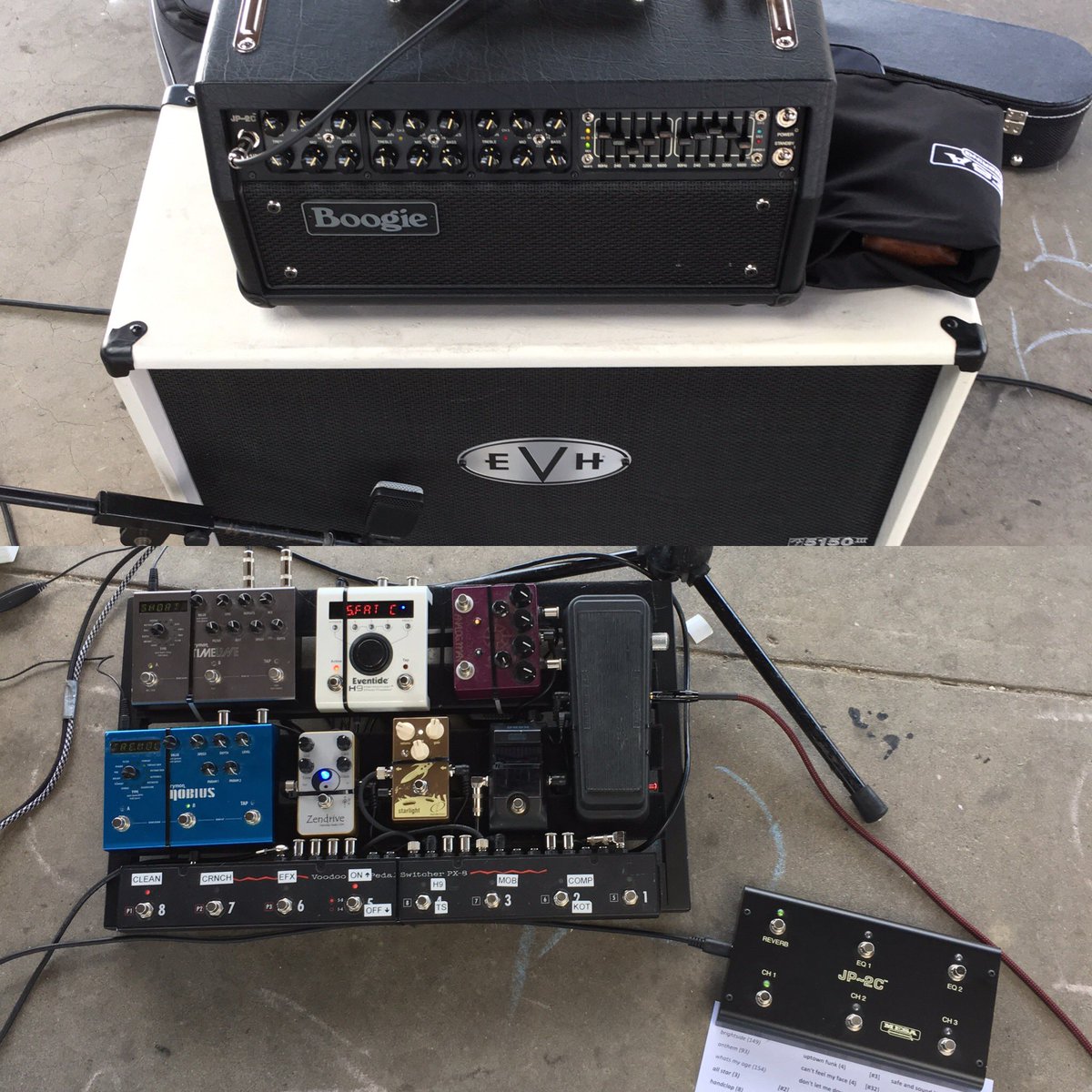 Rockazar1's tweet photo. #jp2c #gearporn #pedals #evh https://t.co/xBhqKOsFFR