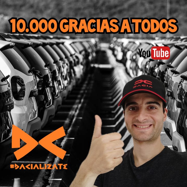 dacializate's tweet photo. Ya somos más de 10.000
Muchas gracias ☺️
#dacializate #dacia https://t.co/AqNIBkZh6U