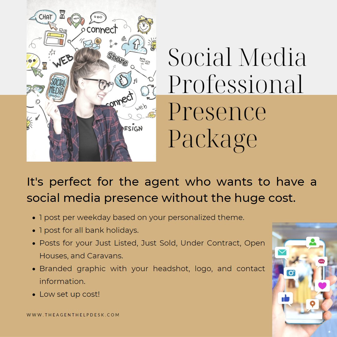 HiAgentHelpDesk's tweet image. Are you looking for a simple but effective social media presence? We can help!
.
.
.
.
.
#TheAgentHelpDesk #TransactionCoordinators #ContractToClose #ListingCoordinators #ListingMarketing #RealtorMarketing #AgentMarketing #AdminHelp #VirtualAssistants #SocialMedia #SocialMedi ...