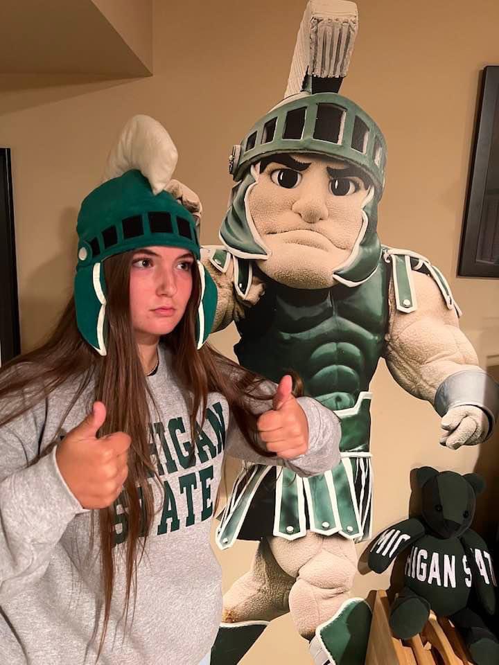 Trading cleats for a lab coat!  Can’t wait to get started!  Go GREEN!  <a href="/lymanbriggs/">Lyman Briggs College - MSU</a> <a href="/michiganstateu/">MSU</a> @ClioMustang