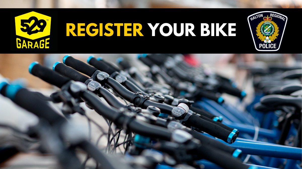 Today's the Day! Register your bike(s) with us in Burlington at Spencer Smith Park between 11am-1pm ^kn