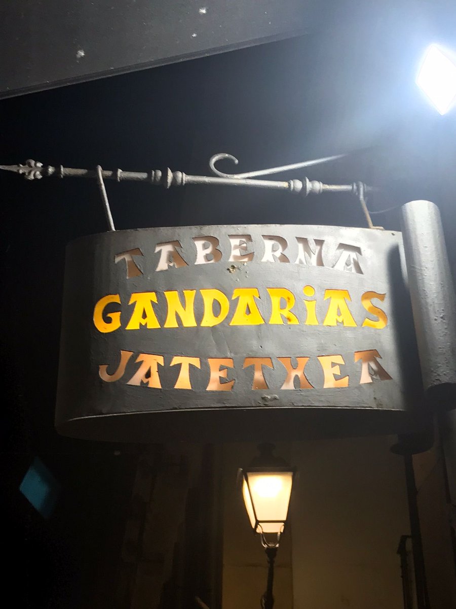 ⁦<a href="/CasaGandarias/">Casa Gandarias</a>⁩ ⁦<a href="/GailGailbr/">Gail Branch</a>⁩ ⁦<a href="/flossyAskew/">Helen Askew</a>⁩ ⁦<a href="/m_healthywirral/">Melanie Carrol</a>⁩ 

Solomios at the best Pintxos Casa in town see you tomorrow night for dinner 🐷🍷🥂😎