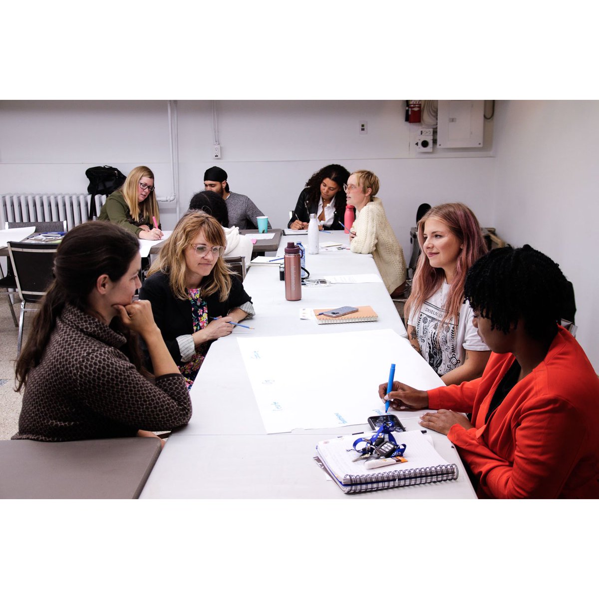 iNovaCU's tweet photo. Recap photos: iNova sponsored a branding workshop that was hosted by @MIBVGlobal at the @BusStopTheatre. https://t.co/7n8LDhA0XG