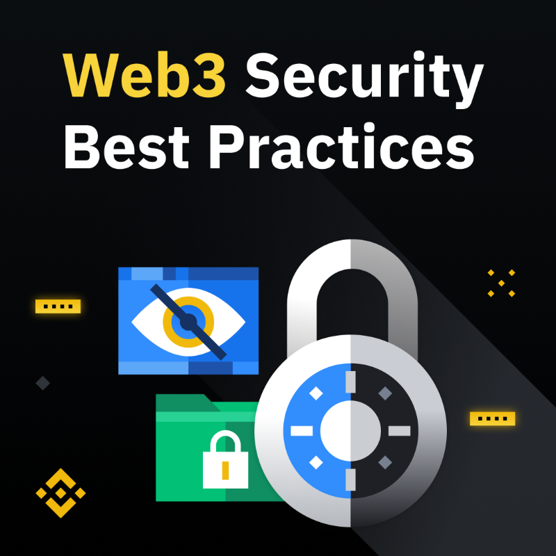 binance's tweet photo. Web3 is an ever-changing ecosystem - becoming aware of its security landscape and applying best practices is important for your protection as a user.
 
Swipe to learn more 👉