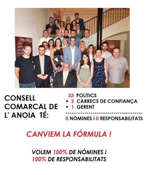 Funcionari_muni's tweet photo. Quan allò de k no hi ha ningú per signar deixa de fer gràcia. No acostumo a piular sobre casos concrets, però això del Consell Comar de l'Anoia és increïble, són akelles coses que quan passen als ajuntaments ningú ens creu i ningú sap. Tireu del fil, no us kedeu només amb la foto https://t.co/YnuWxruIah