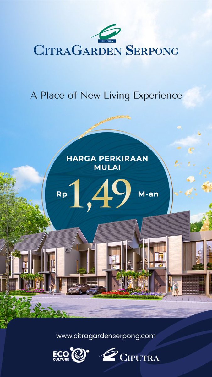 Oke seep
Rumah Dua lantai di Ciputra... #Citragardenserpong
