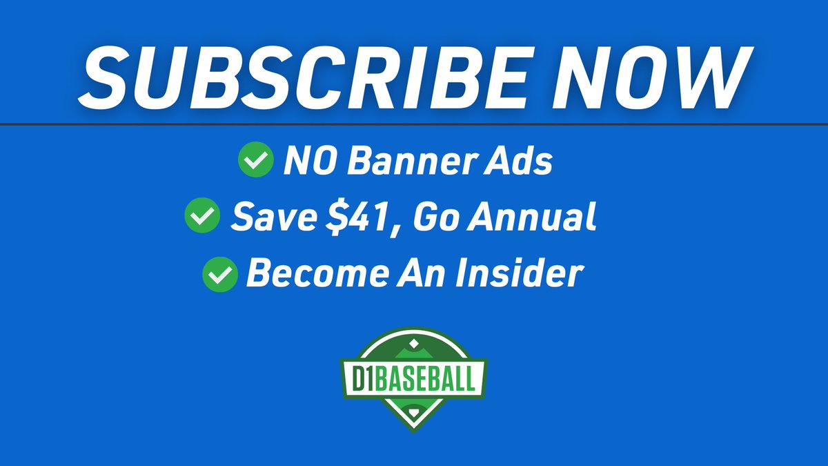 ⚡️Want to save 15% on an annual or monthly subscription at @d1baseball? 🚨Just use CODE: FALL15🚨 👌JOIN TODAY: d1baseball.com/subscribe