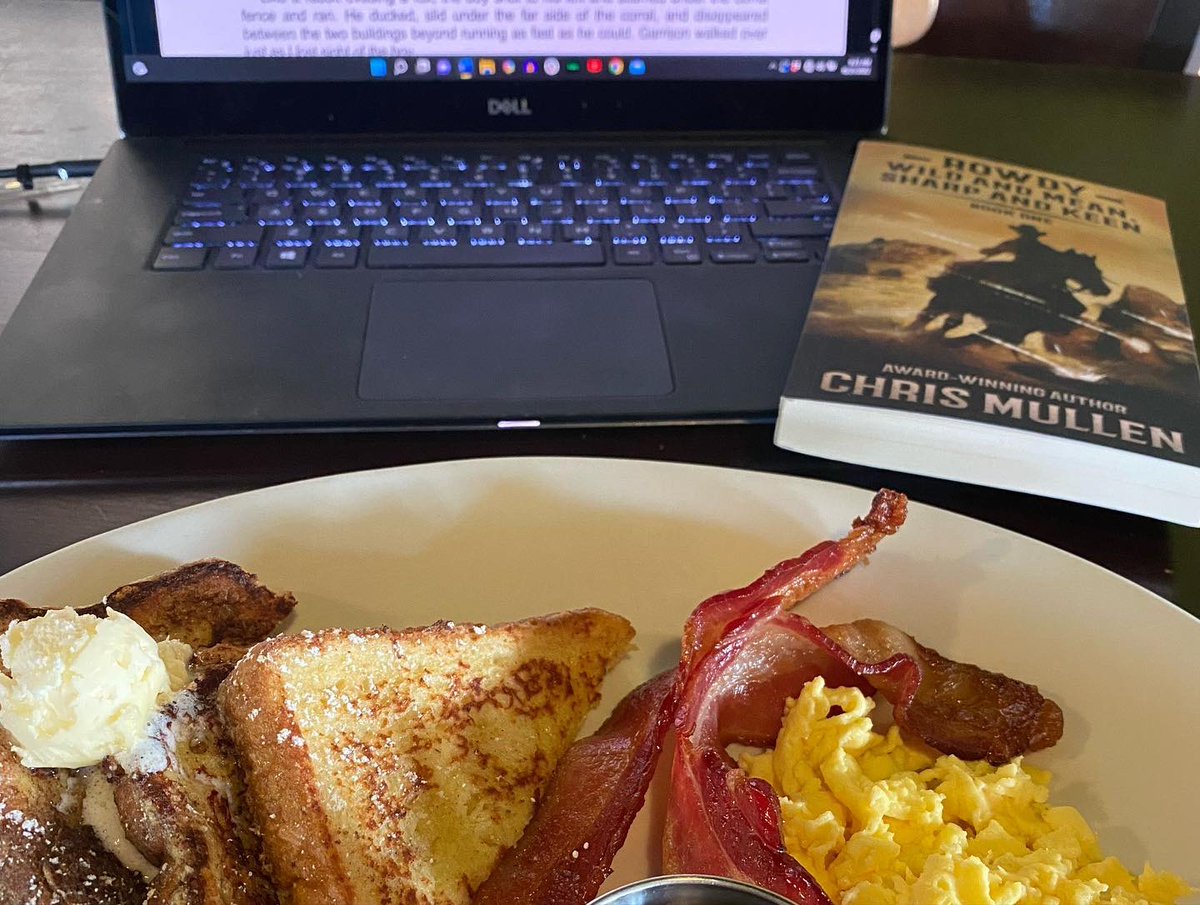 cmullenwrites's tweet photo. A good start to the day. An early walk, hangin’ with ROWDY, and bacon! Could you ask for anything more? 🤠

@WiseWolfBooks @GearBooks 
#readrowdy #tucsonarizona #booktour  #texasauthor #booktok #read #reading #readingcommunity #yabooks #yalit #yawestern #tucson #oinkcafe #bacon https://t.co/jwUh3odn7A