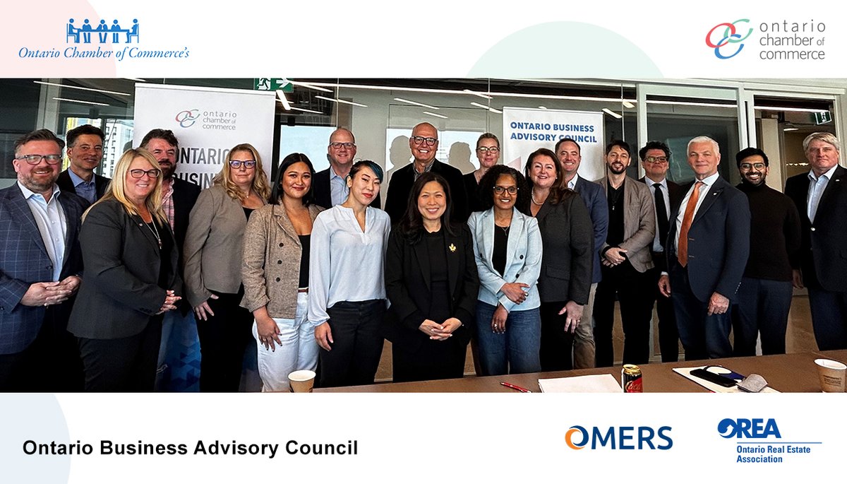 Today, the <a href="/OntarioCofC/">Ontario Chamber</a> hosted an Ontario Business Advisory Council roundtable with the Hon. <a href="/mary_ng/">Mary Ng</a>, Canada's Minister of International Trade, Export Promotion, Small Business, and Economic Development, to discuss what is needed to support #SmallBiz growth and prosperity.