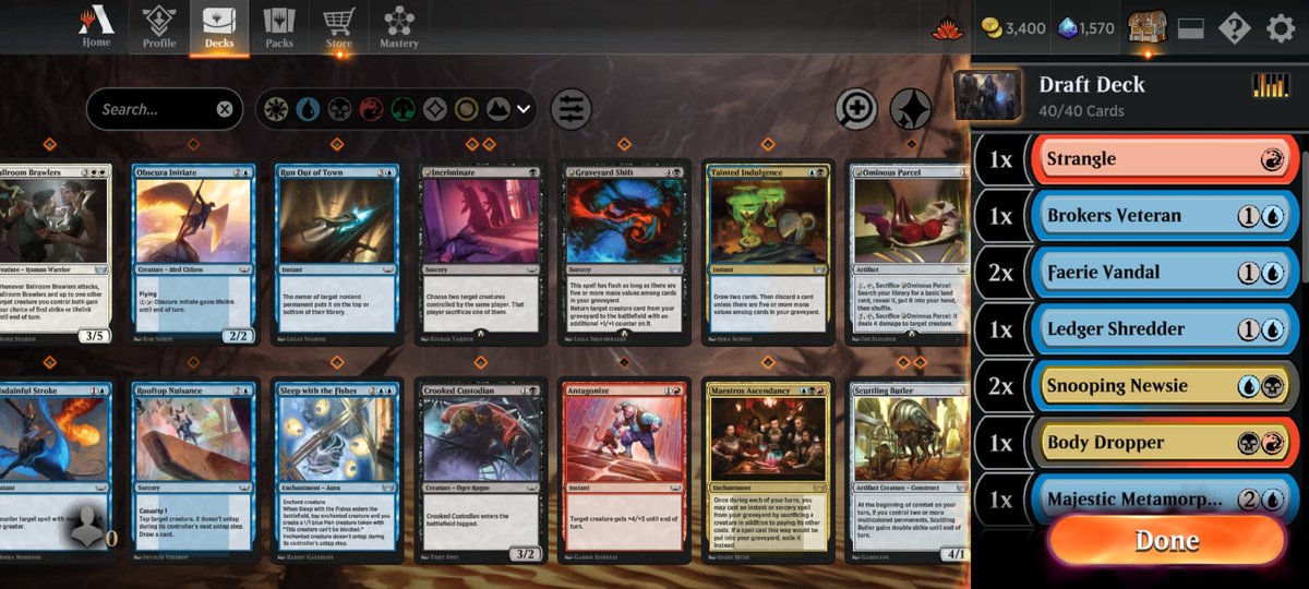 t3dy's tweet photo. Got one more trophy in just under the wire with a bucket list item that I never thought I'd pull off in #NewCapenna (Planeshifted or otherwise): going off with Arcane Bombardment. Thanks @lsv for the inspiration @fireshoes @limiteddecks @LetsLimited @skgilroy @TaJoordan @IckyMTG https://t.co/2x9GGh7TTf