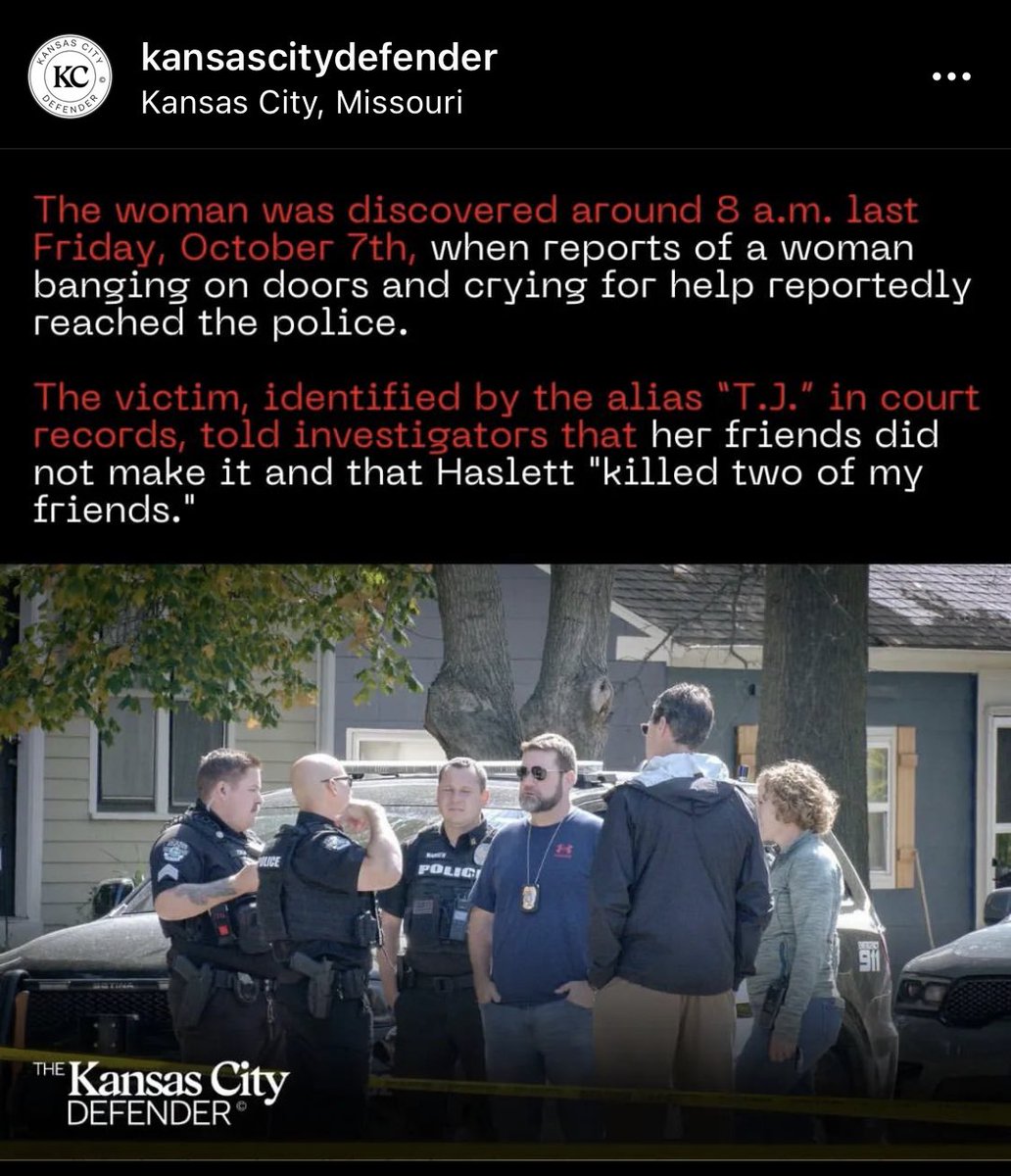 jaealxndr's tweet photo. @nojumper People are DM’ing me.. so I’ll explain why it’s such a big W. KCPD recently denied and hide evidence of a serial killer targeting black woman until a would be victim, escaped. https://t.co/4leM1bmxzH