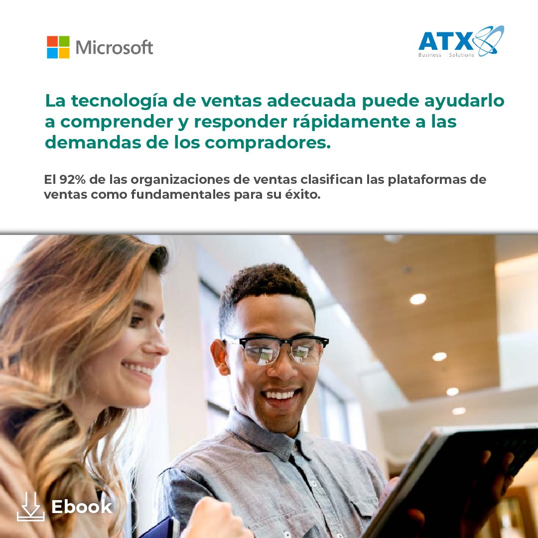 atxbusiness's tweet photo. ⚡️La tecnología de #ventas adecuada puede ayudarlo a comprender y responder rápidamente a las demandas de los #compradores, siempre que decidan interactuar con usted.
👉https://t.co/Fk4jQTsPAC
#ATXbs #VentasDigitales #ventasonline #tecnologia https://t.co/YSuwcoQMXy
