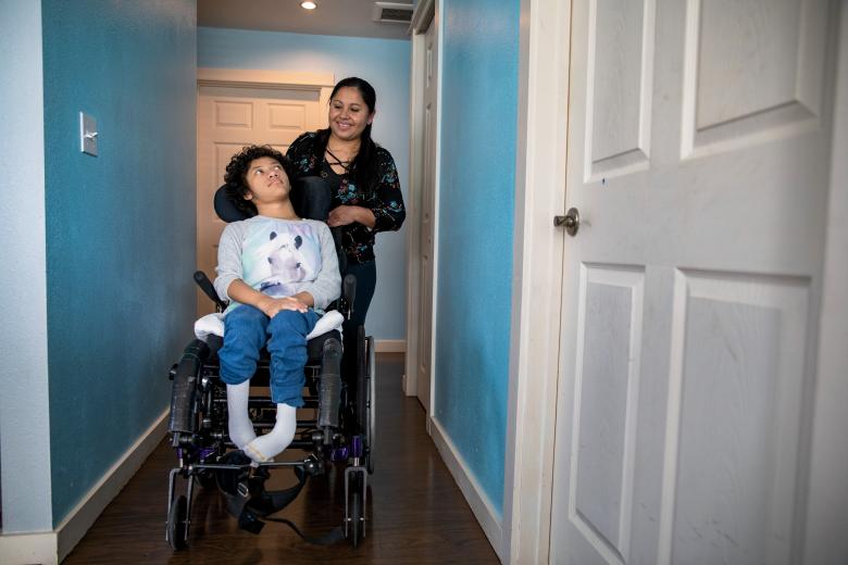 For years, Catalina carried her daughter, Lizeth, down hallways and into the bathroom, places her wheelchair could not fit. After partnering with @EvergreenHFH, the family’s Habitat for Humanity home has wider doors and an accessible bathroom. Now home is a place they can thrive.