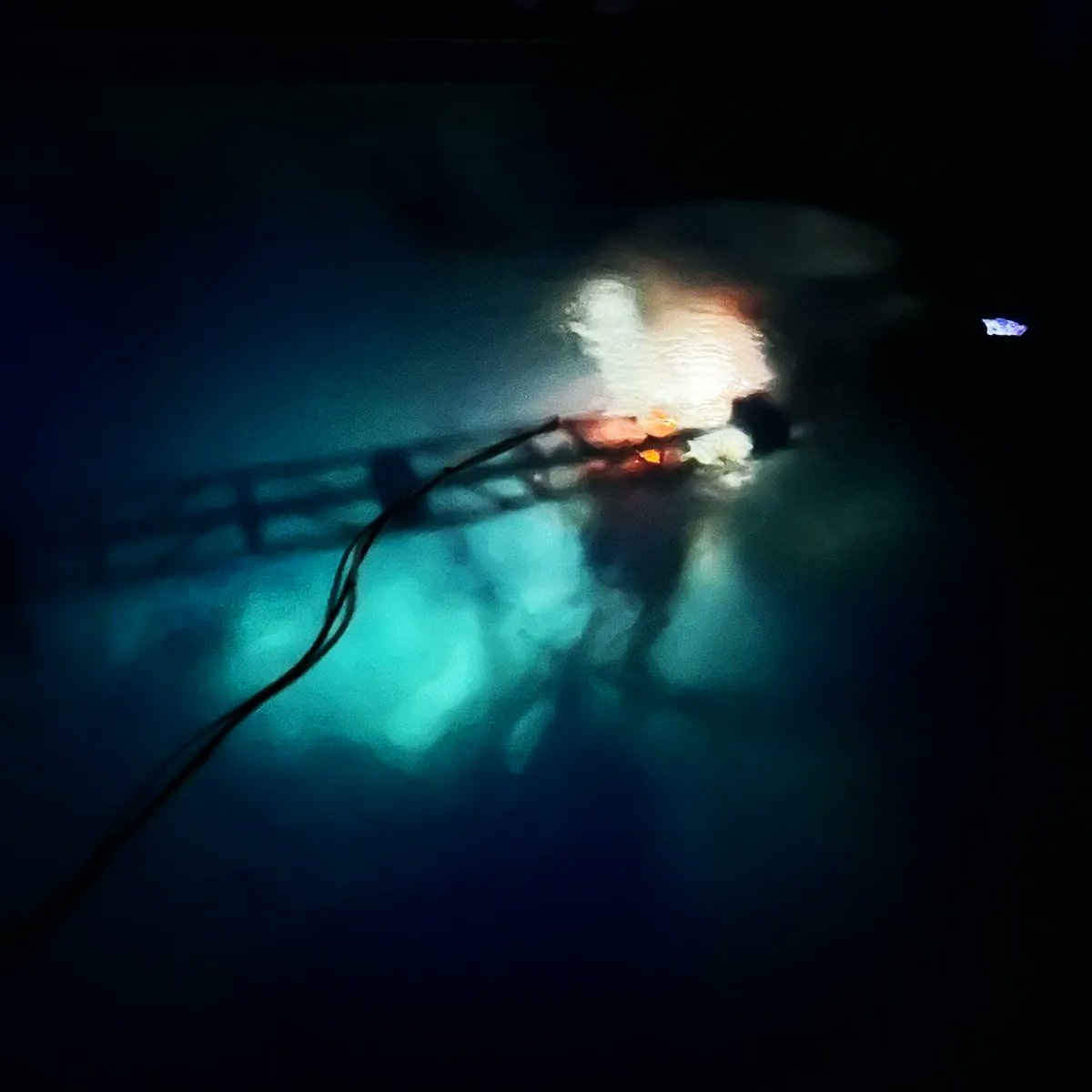 shawnapandya's tweet photo. INCREDIBLE series of runs in our @IIAS_NLC Neutral Buoyancy Lab at @SSUSADunker this week. Myself &amp; my EVA partner completed 3 sims over 6h in our latest EVA suit iteration, repairing a malfunctioning module outside the airlock, alternating as leads &amp; in a lowlight scenario. https://t.co/65j4D6MlY0