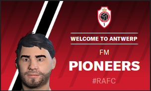 FMPioneers's tweet photo. Here we go! 

My FM23 Beta Save on Twitter starts with Royal Antwerp! The oldest club in Belgium has a new manager for the start of the 22/23 season - let's see how well it goes!

#WeTheCommunity
#FM23 
#footballmanager https://t.co/Dwaz6if4La
