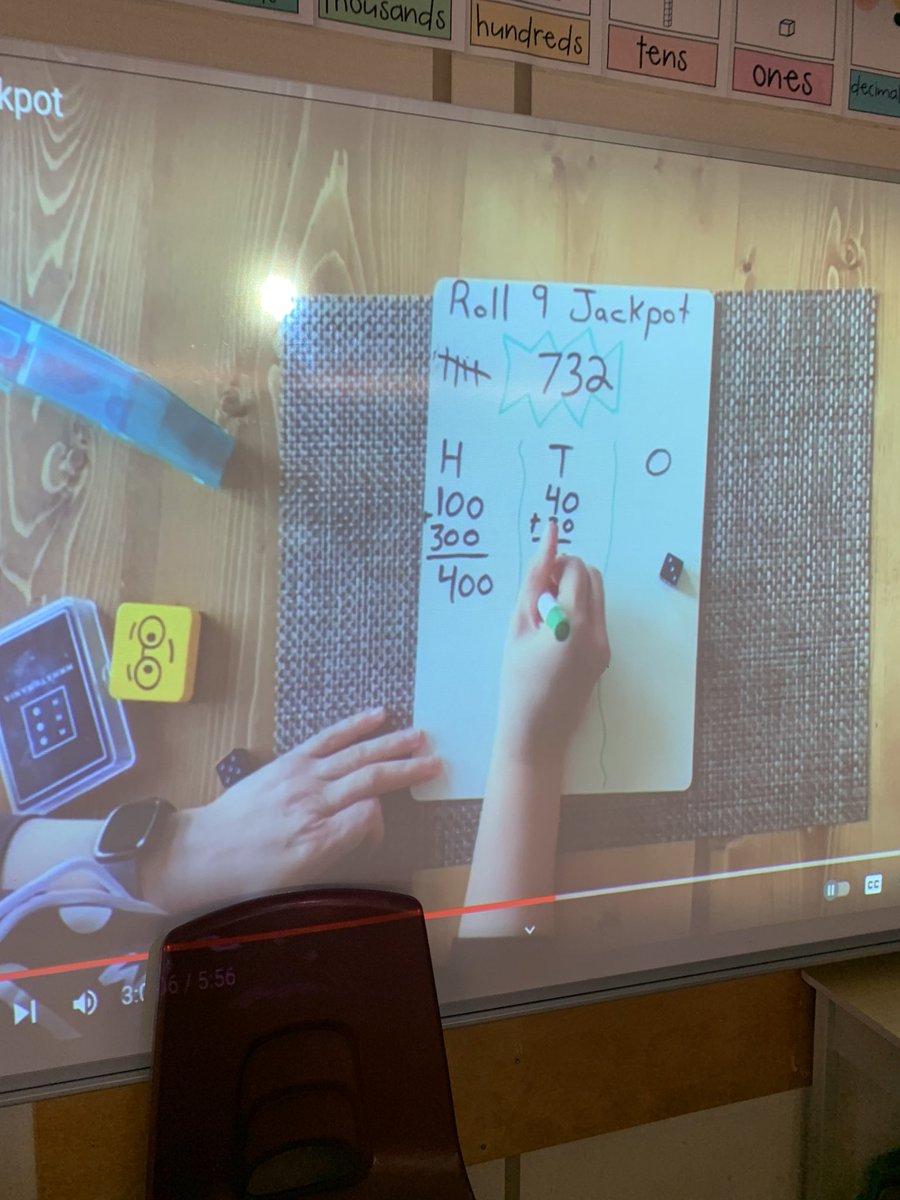 Miss_Deakin's tweet photo. Todays #mathgamefriday thanks to @MMMathMania ! Students had fun playing a game that reviewed Place value, adding, and finding the difference to see who the winner is! https://t.co/EH16BxHyRb