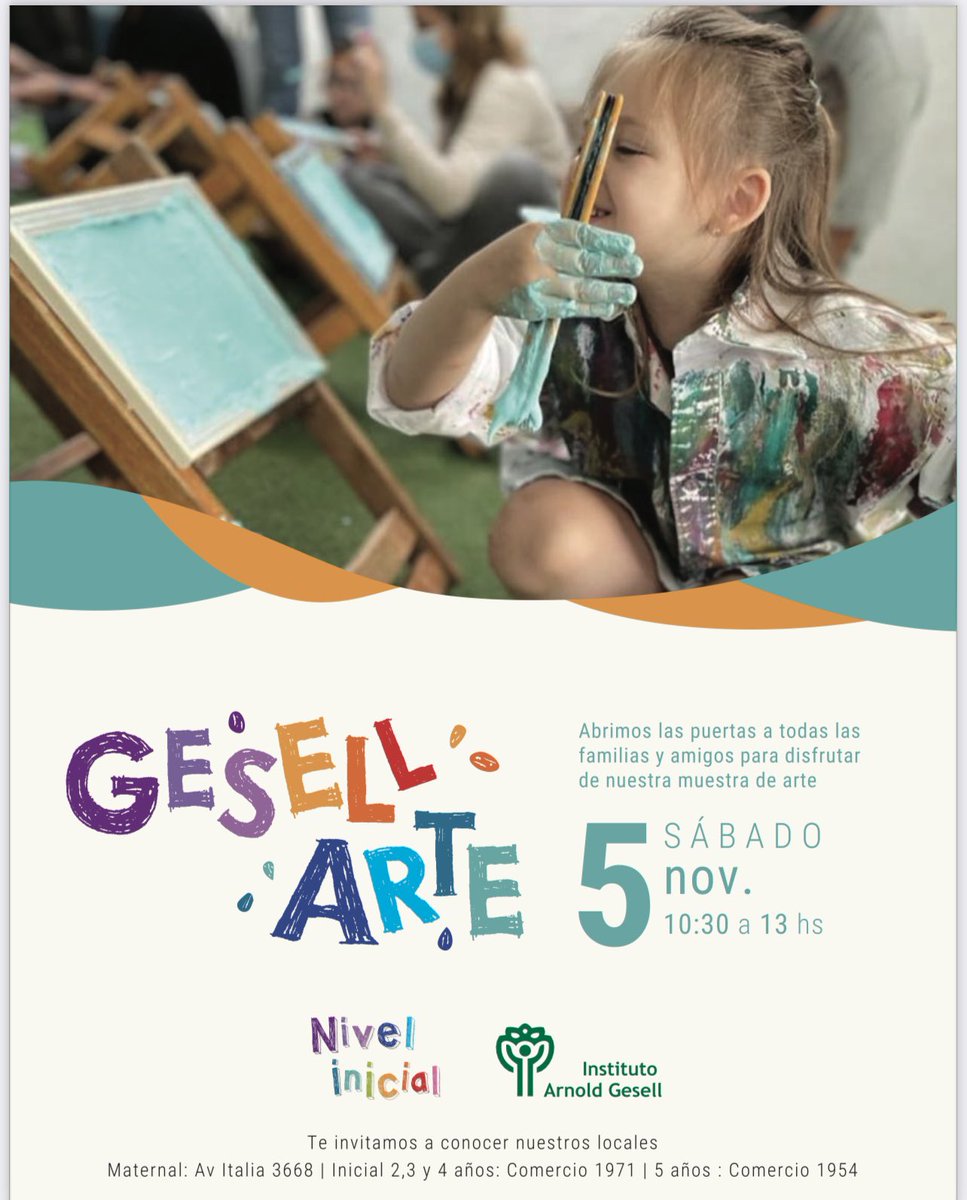 armezzetta's tweet photo. El sábado 5 de noviembre se abren la puertas de nuestro Sector Inicial, de nuestro Jardín.

Si estás buscando una propuesta educativa, te invito a que nos visites.
Tenemos mucho para mostrarte😉

De 10:30 a 13:00 hrs por Comercio 1971. https://t.co/OMZCZkRQNA