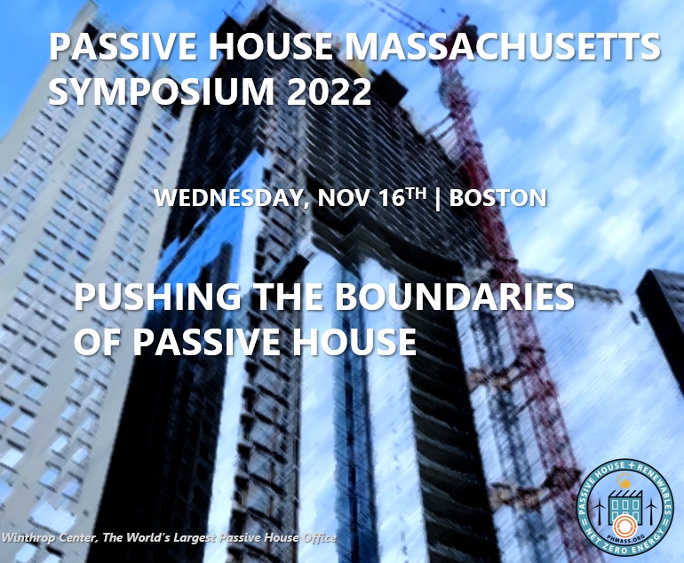 Need PHIUS continuing education credits? Earn up to 5 at our PHMass Symposium - passivehousema.org/symposium